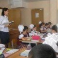  Teacher of primary classes Zhakupova Aizada Zholdybaevna conducted 
