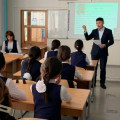 Among high school students was held a discussion to clarify the article President Kassym-Zhomart Tokayev, 