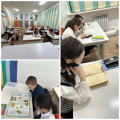 С целью привлечения школьников к чтению художественных произведений  учащиеся принимают участие в 20-минутном   чтении «Давайте, ребята, читать!”
