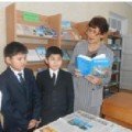 Библиотекарем Калкеевой  Л.Е. в фойе гимнази была  организована  книжная выставка  «Тәуелсіздік тағылымы»