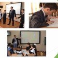 Information about an open lesson of the history of Kazakhstan 