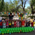 On June 22, the Bubble Festival was held in the kindergarten.