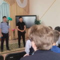 As part of the events dedicated to the International Anti-Drug Day, a conversation was held with students at the school by the inspectors of the juvenile affairs police group of the juvenile police department of the local police service of the city of Bal