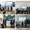 On October 18, as part of aesthetic literacy week, a musical and educational game “Merry Notes” was held for primary school students.
