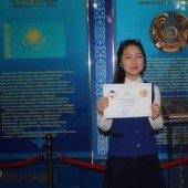 Awarding the 50 Olympiad on school ruler.