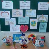An exhibition of creative works of pupils of initial classes on self-knowledge...