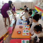 On April 18, 2022, an open day was held at the Alpamys nursery under the strategic development program for the kindergarten. Educators of the nursery of the younger group 