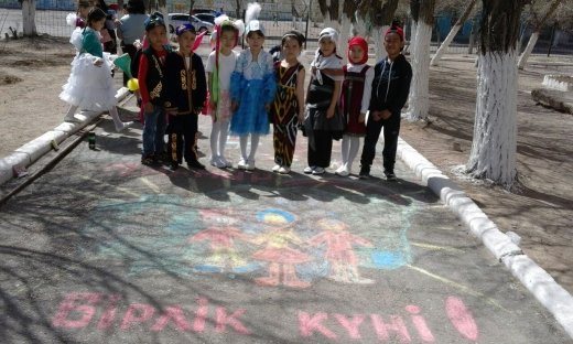 Информация СШ №9 о мероприятиях, посвященных 1 Мая – Дню единства народа Казахстана
