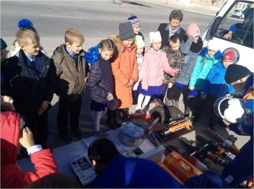 06.10.2017 год. Экскурсия и участие в учениях по пожарной безопасности