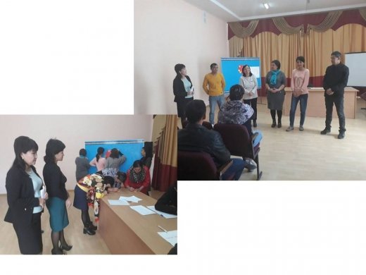 Information about the psychological training with the members of the Baiterek Fathers Council and the members of the Mothers' School
