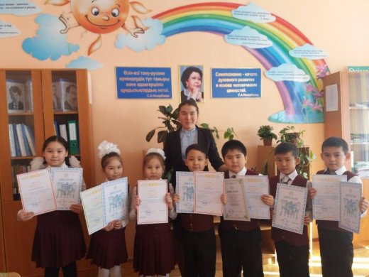 Итоги дистанционной олимпиады в 1-4 классах, организованный Научно-методическим центром