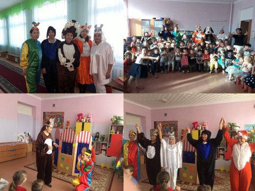 «Қоян мен түлкі» және «Бауырсақ» ертегілерінің театр қойылымы көрсетілді