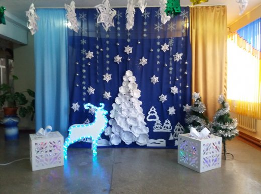 Информация о проведении Нового Года в КГУ ОСШ №4 – 2018 год