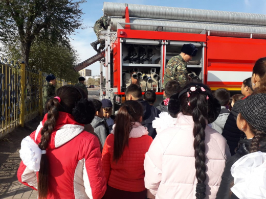 Участие в Дне открытых дверей управления по чрезвычайным ситуациям города Балхаш
