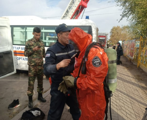 Информация о проведении профориентационного мероприятия  службой ЧС г.Балхаш