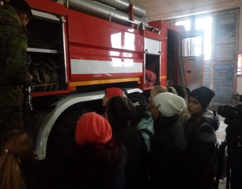 Экскурсия в ПЧ № 45 города Балхаш