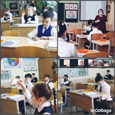 04.02.2021 года, учителем начальных классов КГУ «ОШ №4» города Балхаш Николаевой С.В. проведен урок русского языка в 3 «А» классе по теме «Винительный падеж».