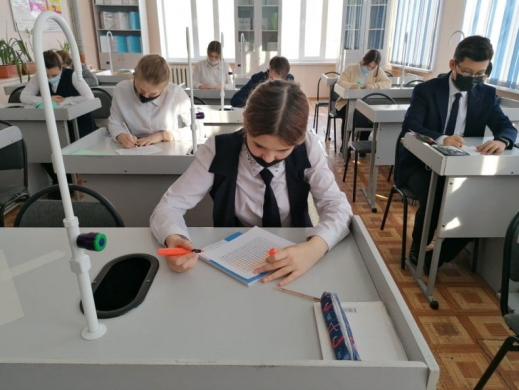 Согласно плану Учебно-методического центра Карагандинской области, в рамках проекта «Зейiн» 13 апреля учителем химии Тила Е.Ю. было проведено факультативное занятие «Structure of the periodic system of chemical elements»