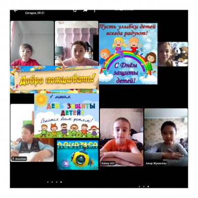 1.06.2021 г. проведено онлайн открытие пришкольной летней площадки 