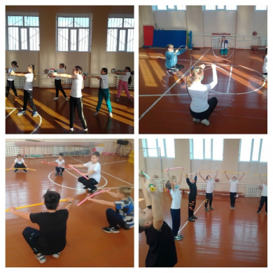 «Все движения разминки повторяем без запинки!» для учащихся 1-4 классов КГУ «ОШ №4» города Балхаш в рамках недели «Здоровье в порядке - спасибо зарядке!»