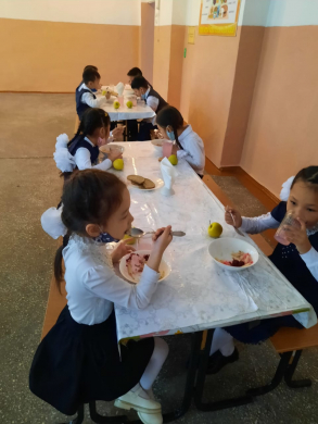 Проверка организации питания членов бракеражной комиссии в школьной столовой