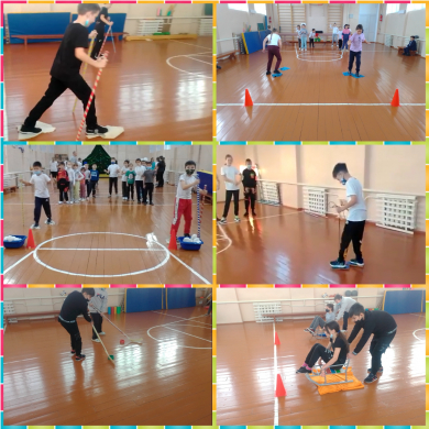 Информация о проведении активного часа «Зимние виды спорта» для учащихся 2-4 классов КГУ «ОШ №4» города Балхаш в рамках недели «Белая Олимпиада»