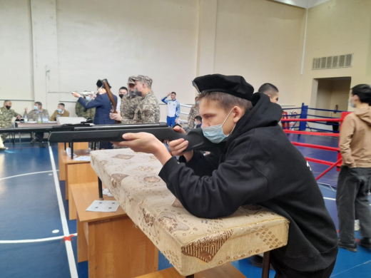 2022 жылдың 22 ақпанында қалалық Оқушылар сарайының базасында Ауғанстаннан Кеңес әскерлерін шығару күніне арналған пневматикалық винтовкадан ату бойынша жарыстар өткізілді.