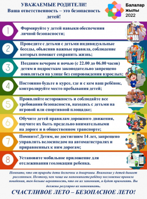 Уважаемые родители! Ваша ответственность - это безопасность детей!