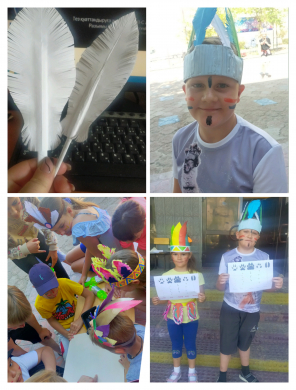 Изготовление головного убора индейца