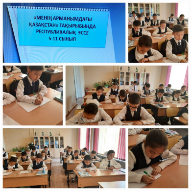 Прошел массовый республиканский День написания эссе.