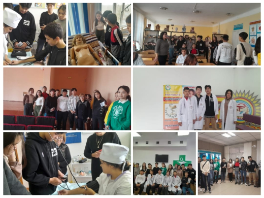 Учащиеся 9 класса посетили встречу со специалистами Балхашского медицинского колледжа