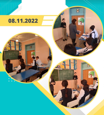 Состоялась встреча учащихся 11 класса с куратором Чешского университета М. Карменовой.