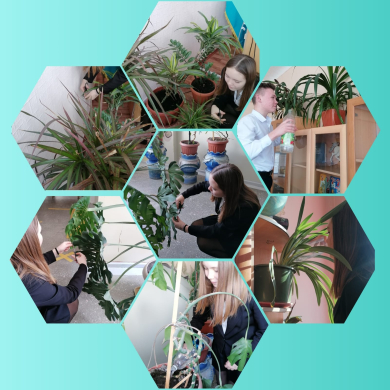 Старшая вожатая с школьным парламентом фракцией 