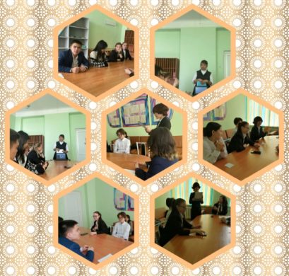 Старшая вожатая провела лекцию среди 10-11 классов на тему: 