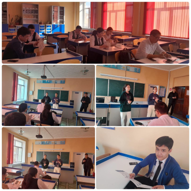 11-сынып оқушылары Алматы қаласындағы 