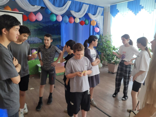 Сегодня, 05.06.2023 года в нашей школе стартовал первый день языковой площадки по изучению английского языка.