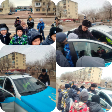 17.11.2023 г. приехали дорожные патрульные полицейские, которые в рамках акции 