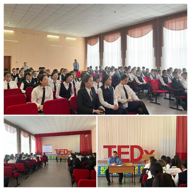 Заместитель начальника Балхашского городского отдела полиции по следственной работе подполковник полиции Байкенжин Думан Сагатович провел час беседы с учащимися 9-11 классов школы