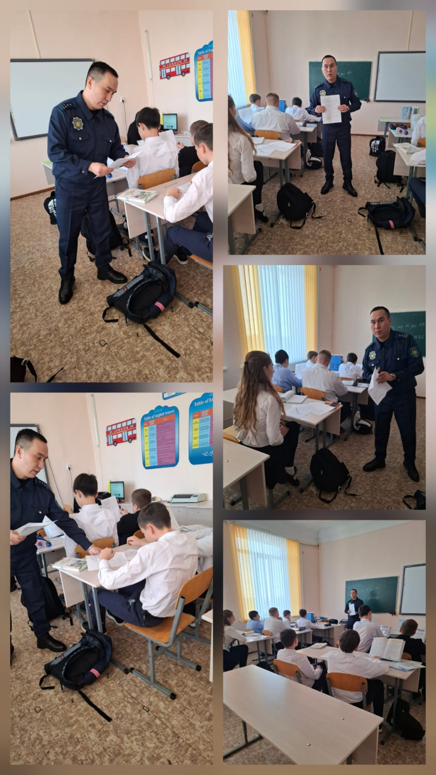  зорлық-зомбылықтың алдын алу мақсатында Балқаш қ. ІІБ ЮПІ полиция капитаны Қорабаев Н.А кездесу өткізді.