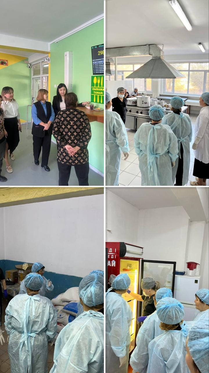 Проведена бракеражная проверка школьной столовой в целях обеспечения учащихся безопасным и качественным питанием проведена проверка школьной столовой бракеражной комиссией.