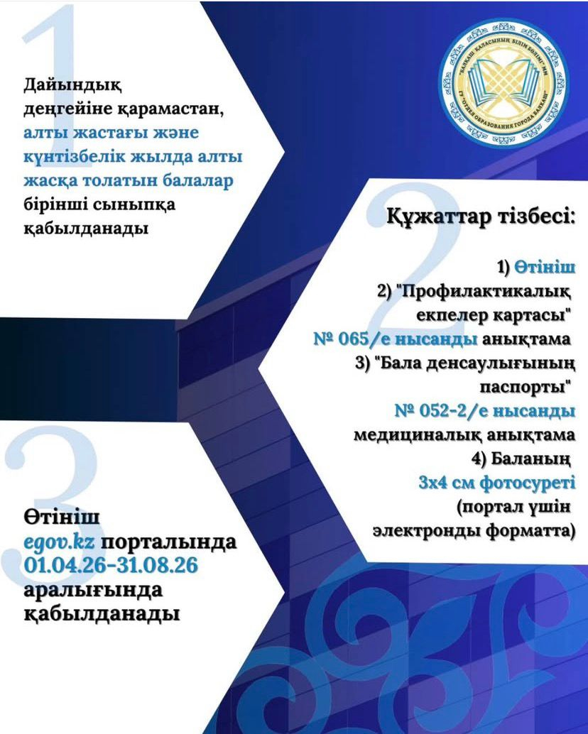 Прием в 1й класс