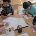27 января провела коучинг- сессию для учителей казахского, русского, английского языка. На начальном этапе коучинга мои коллеги разделились на группы, вспомнили Золотое правило работы в группе.