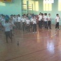 Among the pupils of 4 classes was a sports competition on the theme 