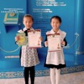 A competition of expressive reading , dedicated to the 25th anniversary of Independence of the Republic of Kazakhstan...
