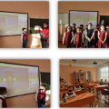 The librarian of the school, K. Sh. Makhashova, conducted an educational hour on the topic: 