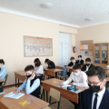 Russian Language and Literature teacher N. A. Zelenina conducted an intellectual game 
