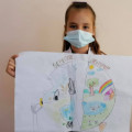 Плакаты на экологическую тему в рамках общереспубликанской Недели экологического образования представили учащиеся начальных классов.
