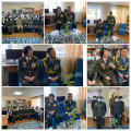A meeting was organized with the soldiers-internationalists in the school library center...