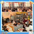 В школьной библиотеке заведующей библиотекой Махашовой К. Ш. и классным руководителем Каргулом Н.были проведены вопросы и ответы на тему «соблюдаем правила безопасности» с учащимися 3 Б класса.