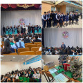 24 апреля учащиеся  9 класса нашей школы-лицея приняли участие в дне открытых дверей в Балхашском гуманитарно-техническом колледже имени Алихана Мусина.Ознакомились с профессиями, преподаваемыми в колледже, посмотрели праздничный концерт.